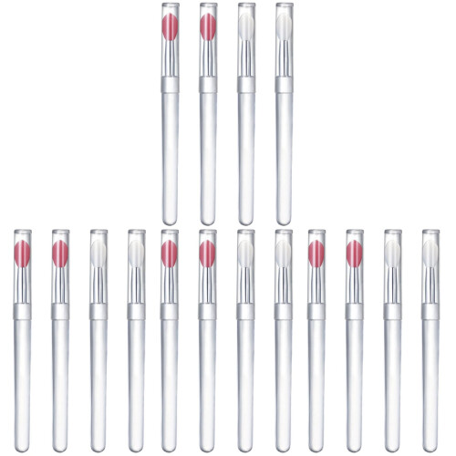 4 Pcs Lip Gloss Brush Silicone Lipstick Applicator Wands Applicators