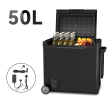 50L Car Refrigerator Camping Cooling Ice Box Fridge Freezer AC/DC UK