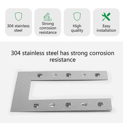 50pcs 42x50mm Solar Panel PV Grounding Clip Washer Spacer 2