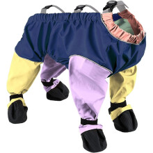 Waterproof Dog Snowsuit with Built-in Boots