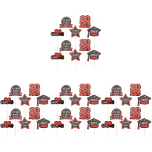 4Sets Rood Graduation Tafeldecoratie Vaas Inserts Met Stijlvolle