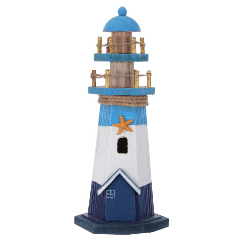 Compacte Vuurtoren Decoratie Met Mat Oppervlak