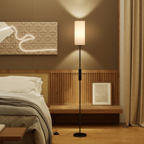 ELECWISH LED Floor Lamp 3 Color Reading Light with Remote 1