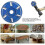 Stump Remover Angle Grinder Disc with 6 Teeth for Wood Carving, Flat Blade Tools 3