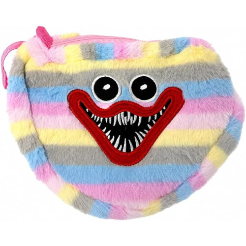 2 PCS Rainbow Little Plush Crossbody Bag for Girls