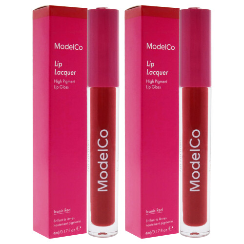 ModelCo Lip Lacquer Iconic Red 0,17 oz Lipgloss 2er-Pack 2