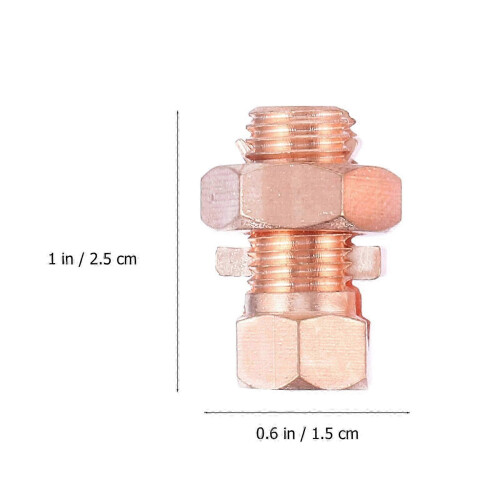 10pcs Split Bolt Connector, Practical Grounding Split Bolt with Superior Strength 1