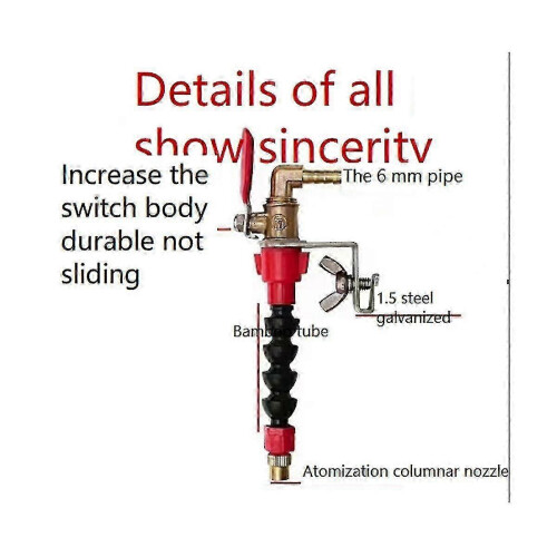Dust removal sprayer for cutting machine water misting 1