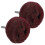 2PCS Buffing Wheels Drill & Angle Grinder Attachment Scouring Pads Power Scrubber Cleaning Kit 4