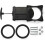 Waste valve with handle for RVs, includes gaskets and mounting hardware 5