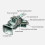 Waterproof train horn for boat 300dB electric 3