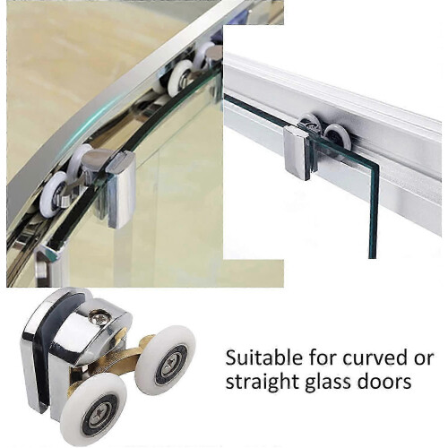Shower door roller, 4 double rollers 2