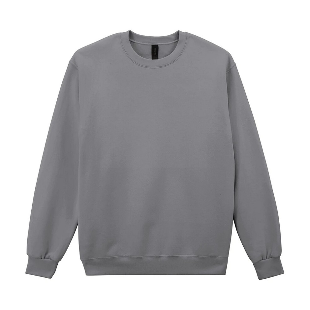 Gildan (4Xl, Gravel) Unisex Adult Hammer Maxweight Crew Neck Sweatshirt Multicoloured