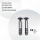 Telescoping Ladder Accessories: 2 Pack Adjustable Rubber Strap with 3-Hole Lock for Pontoon Boarding 3