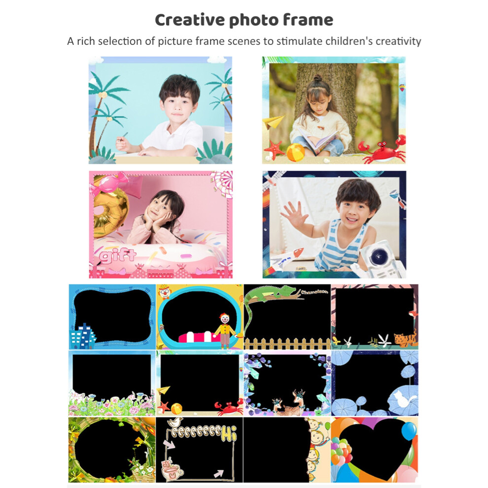 Kids Digital Camera 20Mp Dual Lens Blue 7340572236296