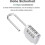Padlock Digital Long Shackle. 4 Digit Combination Lock, Long, Weatherproof 2