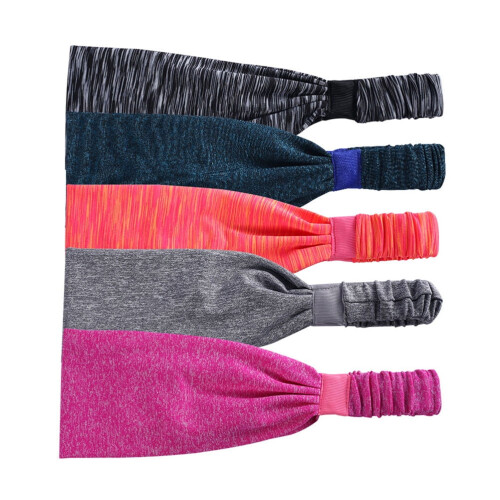 Unisex-Sportstirnband, dunkelgrau, schweißableitend 1