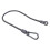 Cordon elastic cu carabină 60 cm sau 120 cm 3