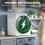Homcom HOMCOM 5kg Vented Tumble Dryer, Compact Dryer with 5 Drying Modes, White 4