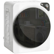 HOMCOM 5kg Vented Tumble Dryer, Compact Dryer with 5 Drying Modes, White