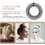Haarkam, elastische hoofdband, rond, flexibel plastic 6