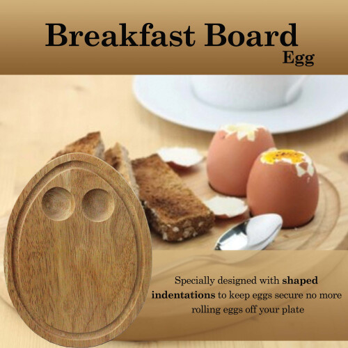 Apollo Breakfast Board Egg Holder Hevea Wood 2