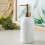 2pc Ceramic Soap Dispenser Ceramic Soap Pump Dispenser Can Fill Liquid For Bathroom Kitchen 2
