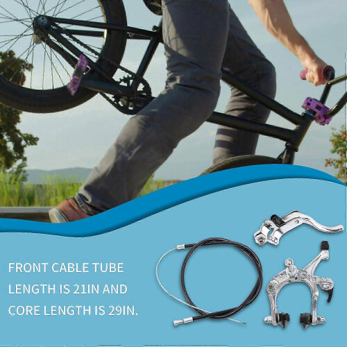 Road Bike Brake Set Kit for Fixie Cruiser with Caliper Side Pull 2