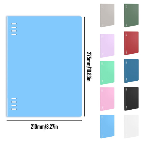 Spiral Notebook A5/B5 Frosted PP Cover 8-Hole Coil 2