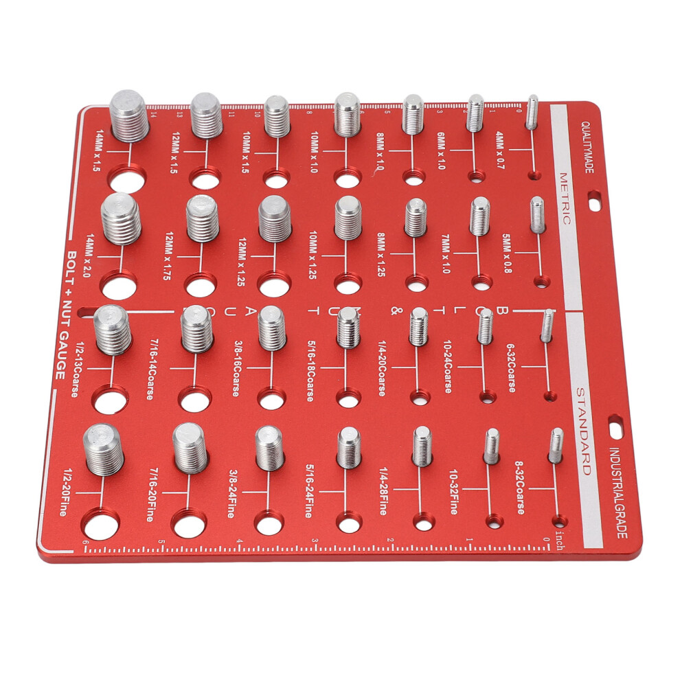 Rust Resistant 28 Thread Gauge Tool