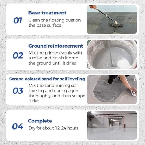 Epoxy vloercoating hoogglans waterdicht 500ml 2
