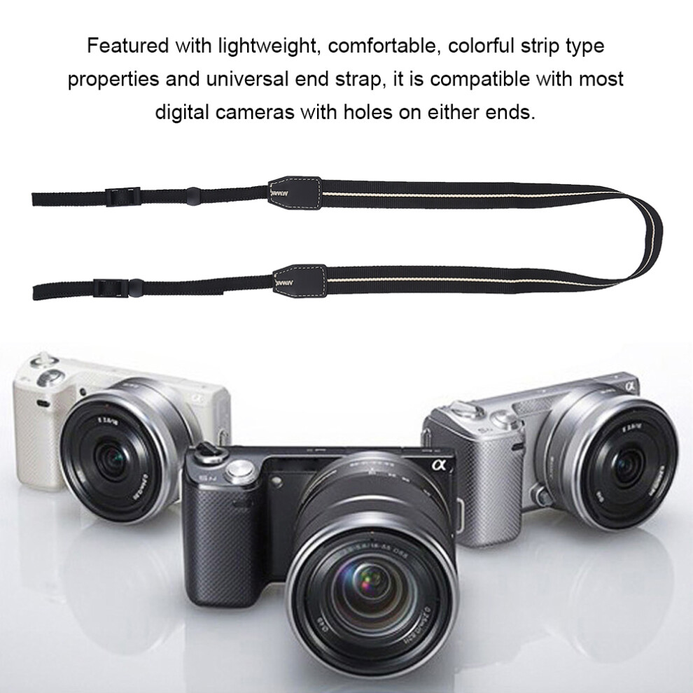 Adjustable Colourful Nylon Camera Sling Strap 7790334324059