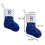 Sequin Christmas Stocking with Knitted Cuff and Monogram 4