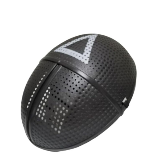 Black Geometric Face Mask for Kids 28cm 1