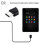 HAWEEL1m USB-C / Typ-C till USB 2.0 Data- och laddningskabel 7