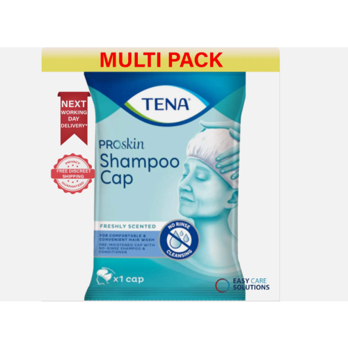 TENA ProSkin Shampoo Cap - Pack of 3