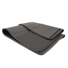 Modern Grey Silicone Coffee Bar Mat