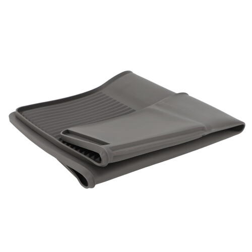 Modern Grey Silicone Coffee Bar Mat 1