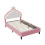 3ft Single Upholstered Bed Velvet with LED Light 11