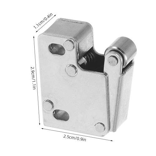 2Pcs Stainless Steel Roller Cabinet Latch Easy Handleless Door Catch 1