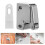 2Pcs Stainless Steel Roller Cabinet Latch Easy Handleless Door Catch 6