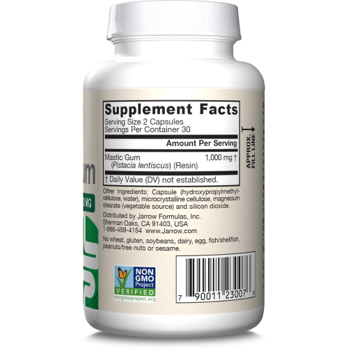 Jarrow Formulas, Βεγάν Μαστιχέλαιο, 60 Βοτανικάς Φιάλες (500 mg ανά Φιάλα) 1