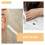 4Pcs Diamond Abrasive Stones White Ceramic Tools for Pottery Finishing 4