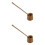 2Pcs Brown Bamboo Kitchen Ladle Tea Ceremony Water Scoop 4