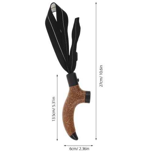 Chocolade Trekkingstok Grip Met Verstelbare Polsband 1