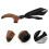Chocolade Trekkingstok Grip Met Verstelbare Polsband 6