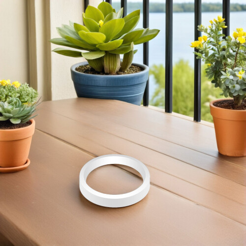 3Pcs Small White Floating Feeding Rings for Betta Fish and Pond 2