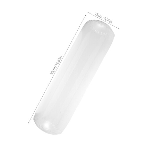 Oreiller Gonflable Transparent En PVC Pour Nuque 1
