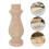 4Pieds De En Bois Massif Sculpté Marron Pour Table 5