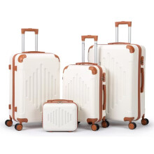 5pcs Hard Shell Luggage Set, Expandable & Lightweight Hardside Suitcase With 360° Spinner Wheels